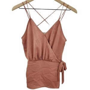 Express Faux Wrap Tank Top Size XS New
